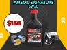 Amsoil Signature Series 5W30 4L Vehicle Servicing Package